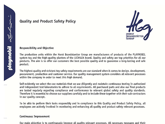 2025 Quality and Product Safety Policy EN 640 480 1